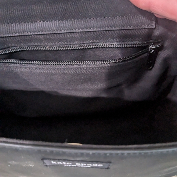 Kate Spade black bag. 11" x 7.5" x 5" - Picture 6 of 10